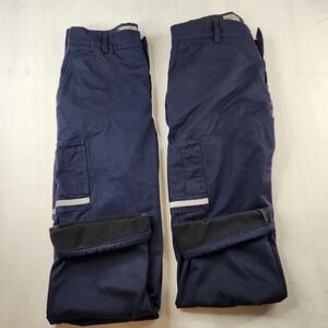 Lot of 2 FedEx Fleece Lined Work Pants Men 36R - 30 Stan Herman Navy Blue